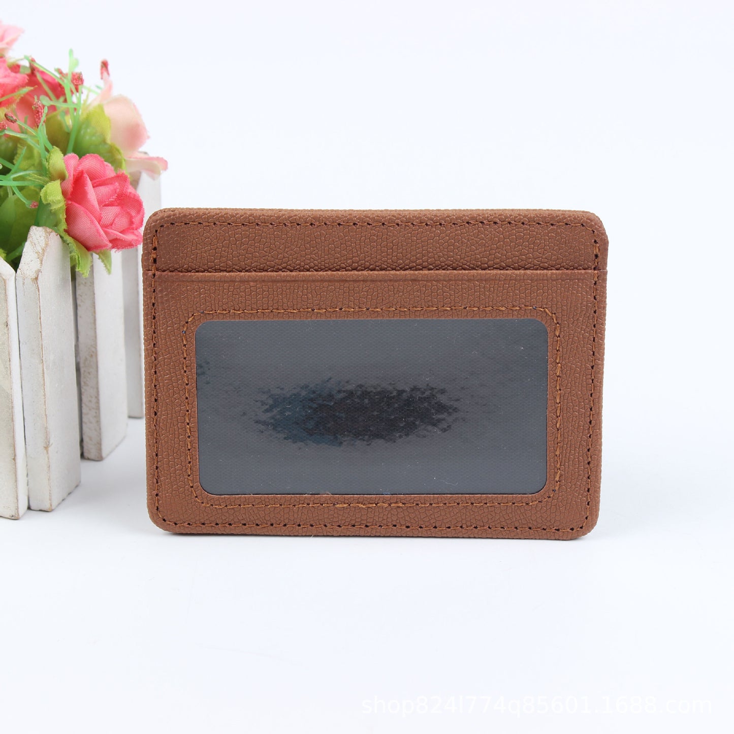 Versatile Leather Change Credit Mini Lightweight Card Holder