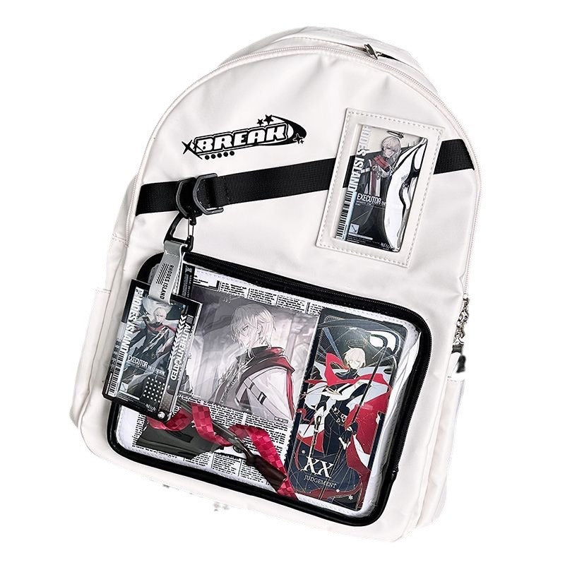 Large Capacity Daily Neutral College Class Middle School Students' Schoolbags