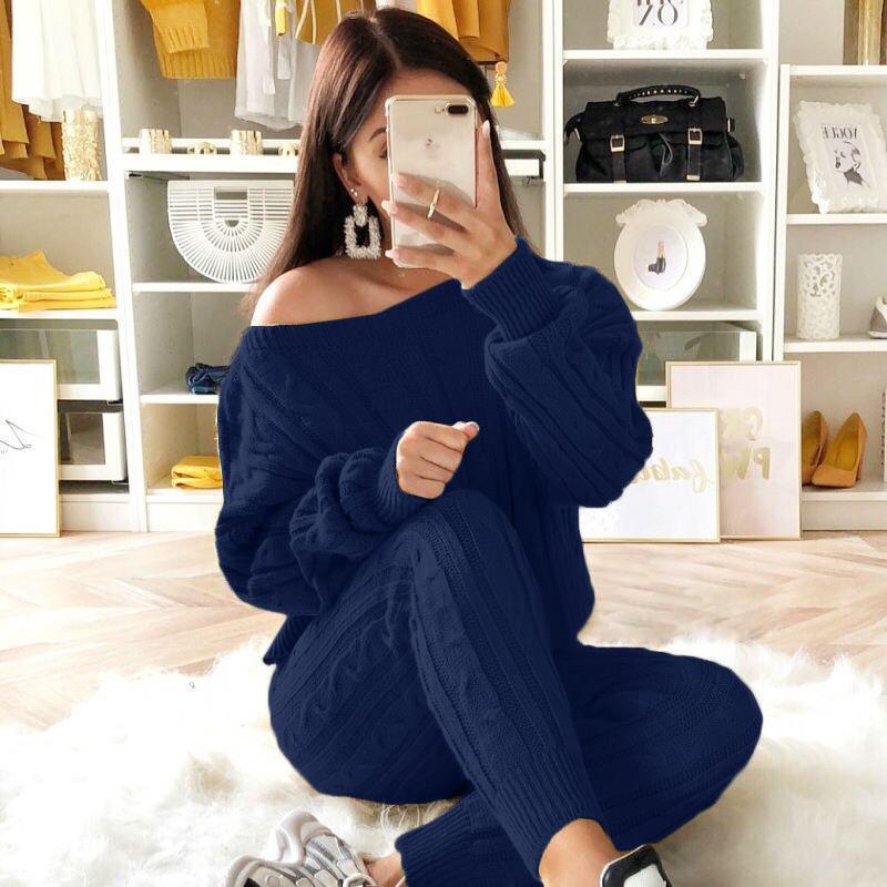 Women's Versatile Trendy Fashion Solid Color Sweaters