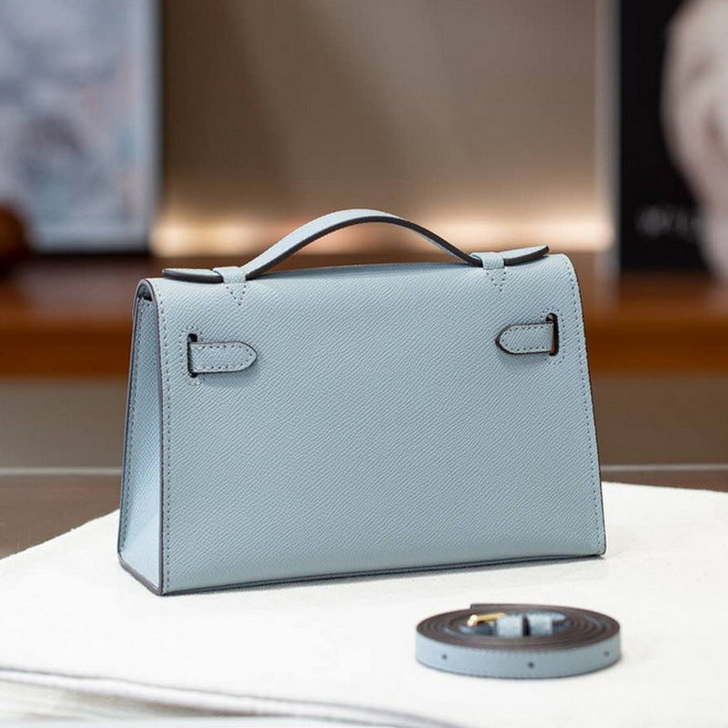 Women's Palm Print Cowhide Mini Generation Kelly Fashion Bags