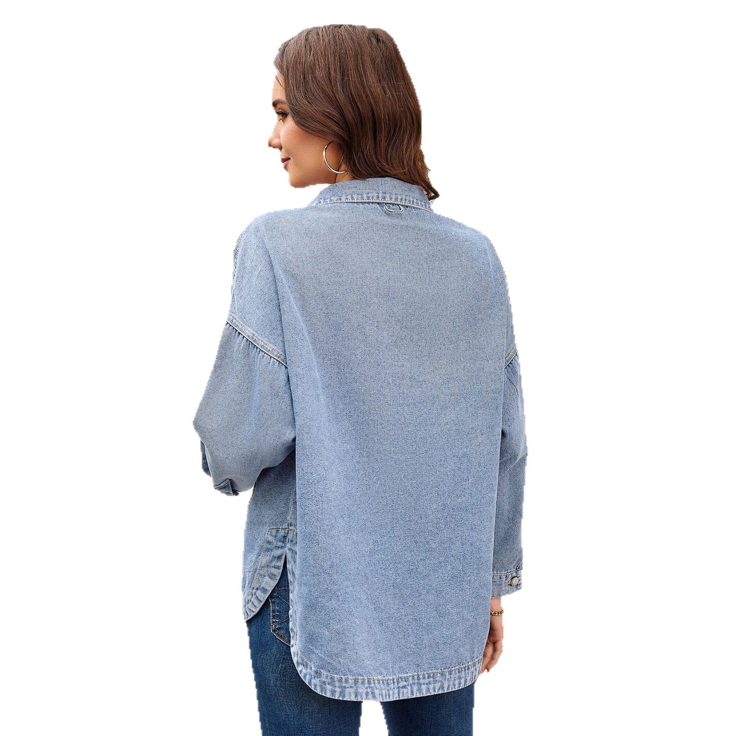 Women's Washed Retro Loose Casual Early Autumn Jackets