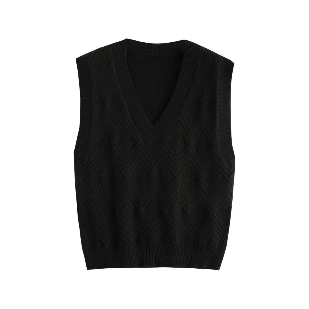 Women's Bandage Dress Simple Casual Loose-fitting Sleeveless Shirt Outer Women's Vest