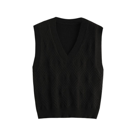 Women's Bandage Dress Simple Casual Loose-fitting Sleeveless Shirt Outer Women's Vest
