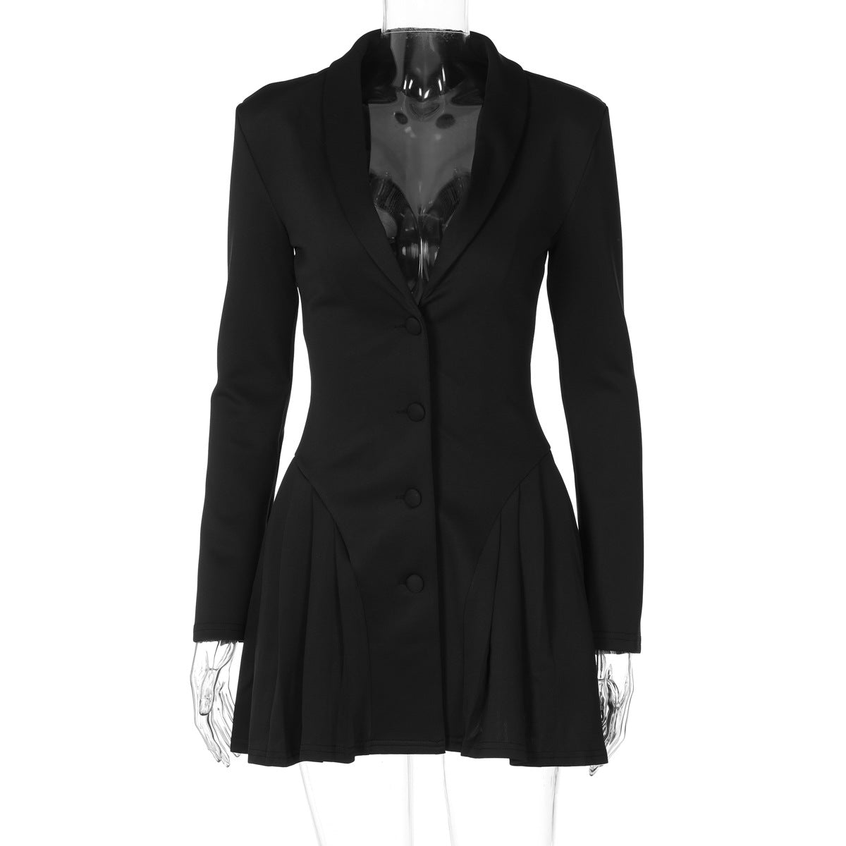 Women's Color Sexy Deep V Collar Adult Lady Dresses