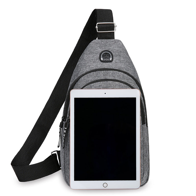 Men's Attractive Fashion Beautiful Oxford Cloth Men's Chest Bags