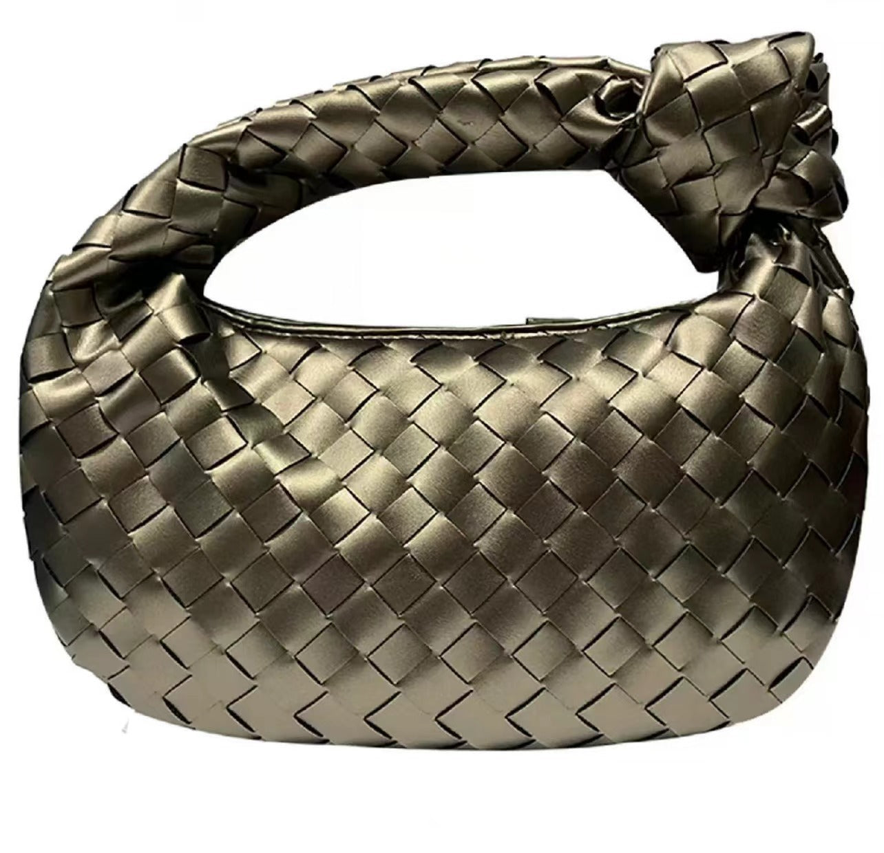 Woven Popular Horn Knotted Portable Underarm Handbags