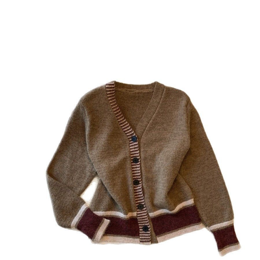 Soft Glutinous Knitted Slim Fit Slimming Sweaters