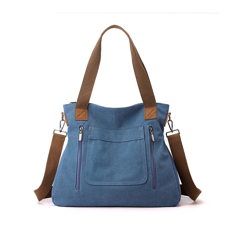 Women's Canvas Korean Fashion Large Capacity Handbags