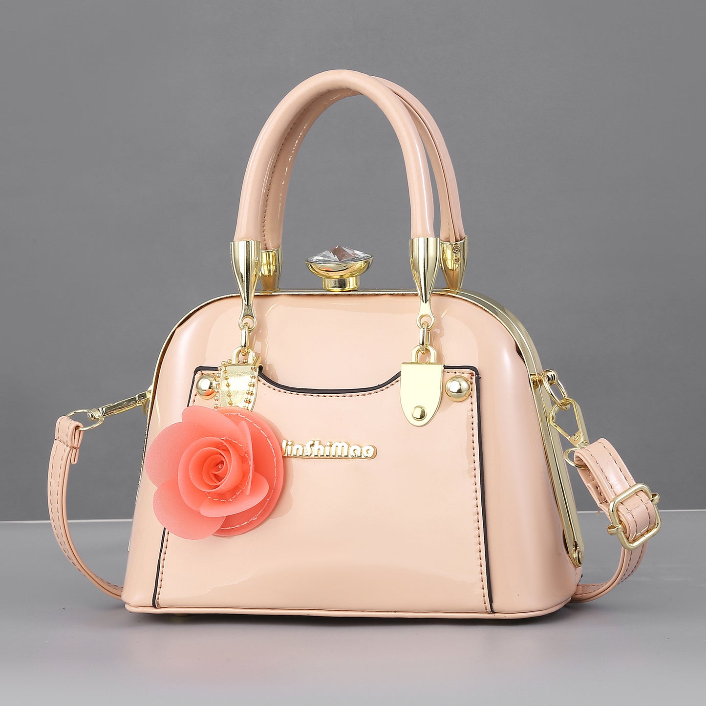 Women's Trendy Steel Frame Shell Mini Shoulder Bags