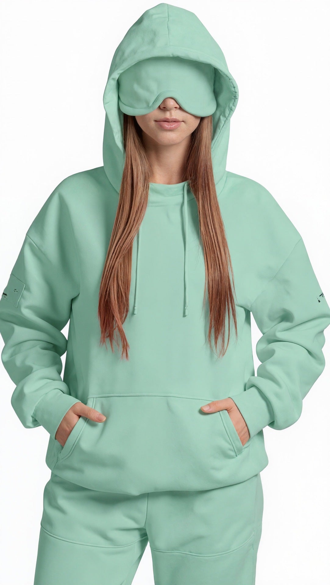 Women's Wear With Built-in Eye Mask Hoodie Sweaters