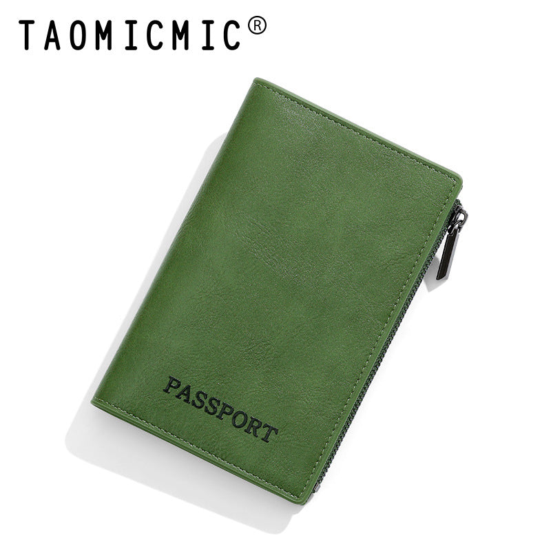 Portable Passport Large Capacity Zipper Storage Bags