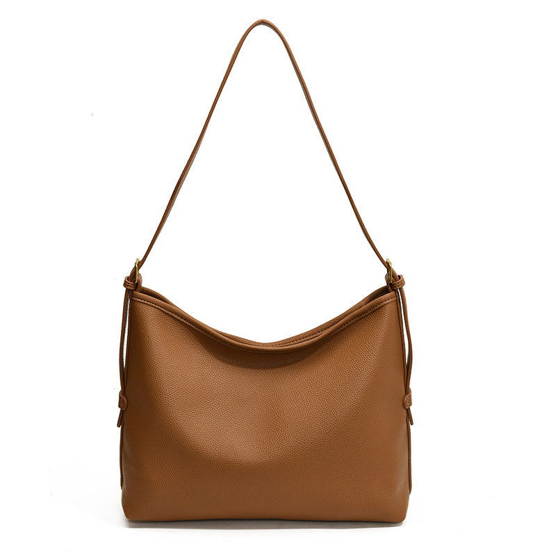 Women's Retro Fashion Korean Underarm Large Capacity Tote Bags