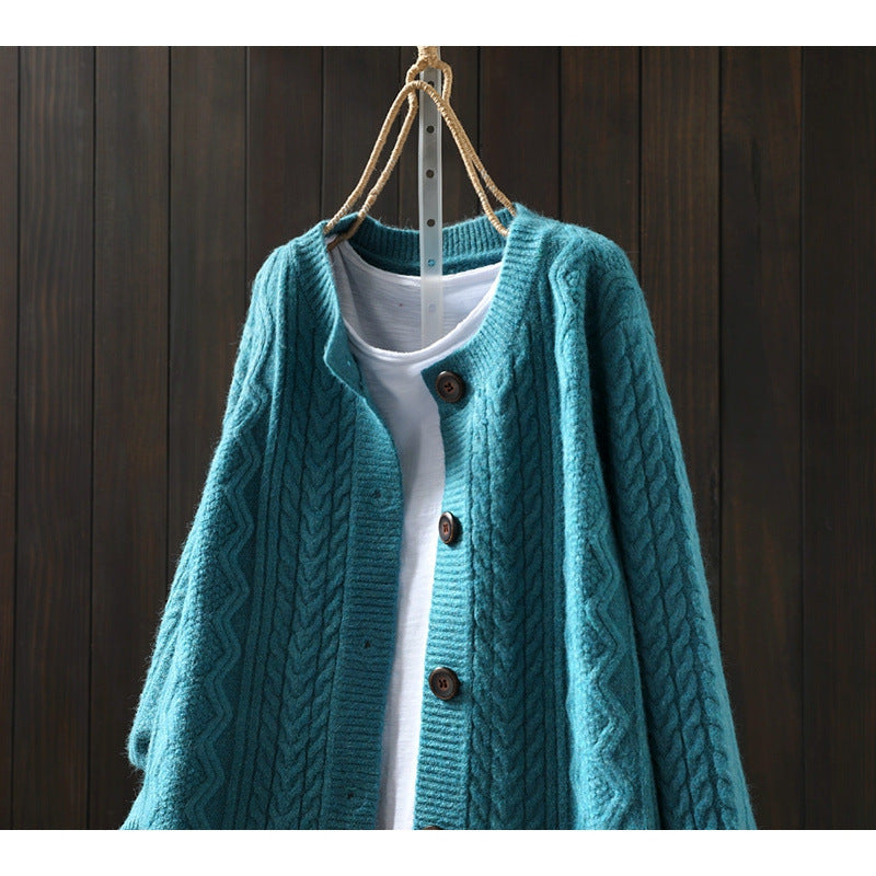 Women's Autumn Loose Beautiful Western Style Knitted Sweaters