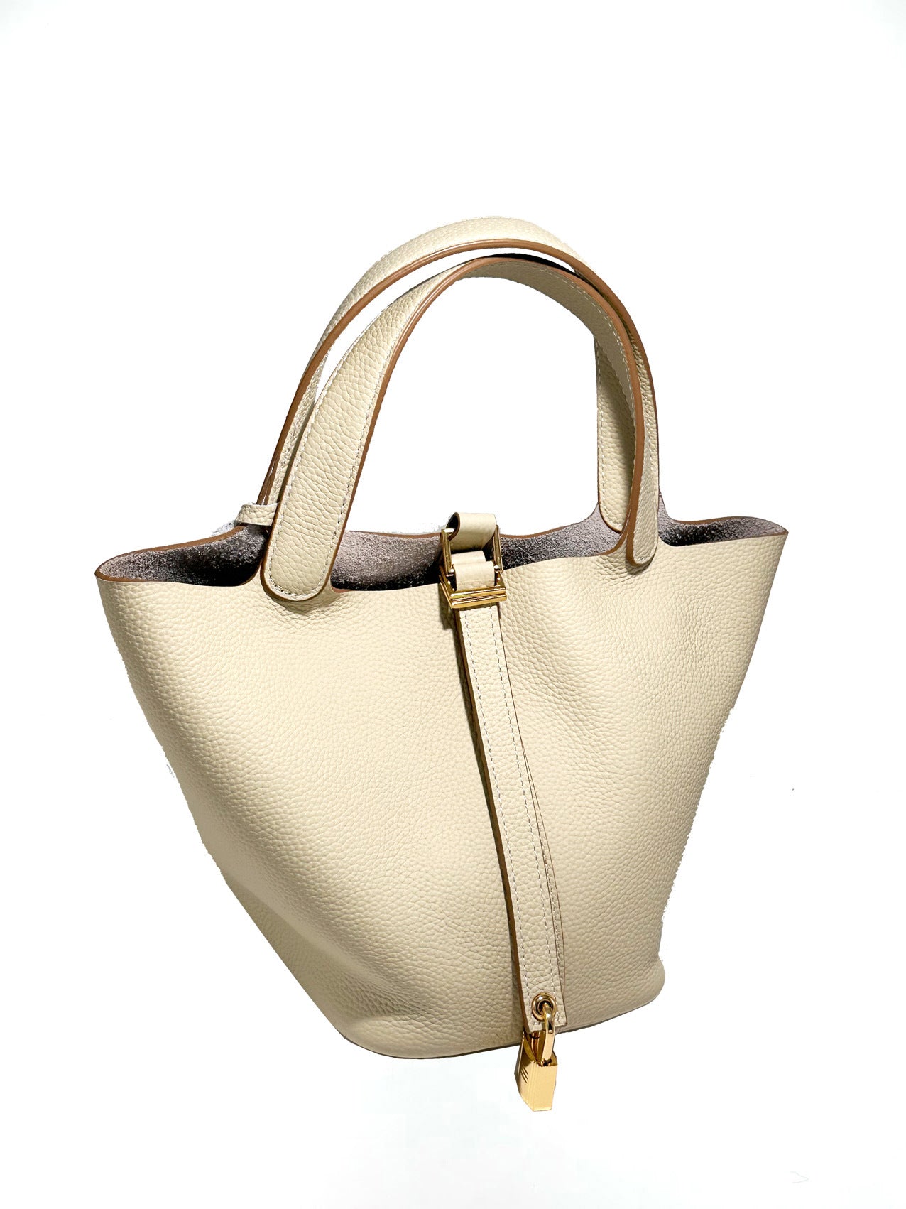 Women's Large Vegetable Basket Layer Cowhide Fashion Handbags