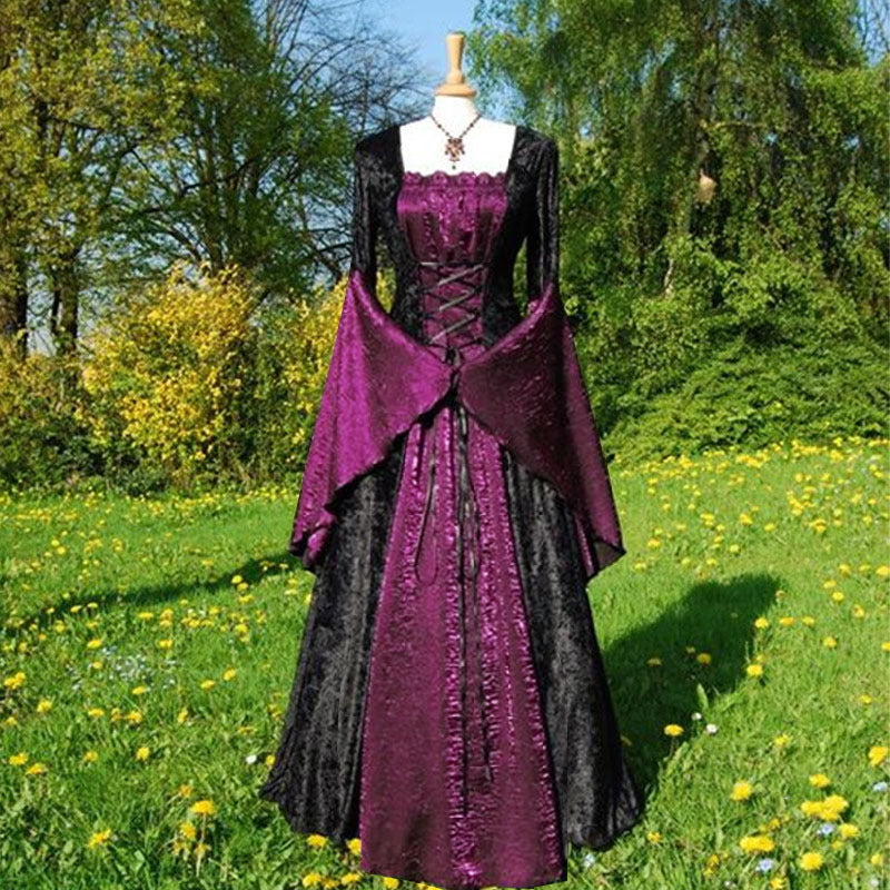 Medieval Artistic Retro Role-playing Dress Court Dresses
