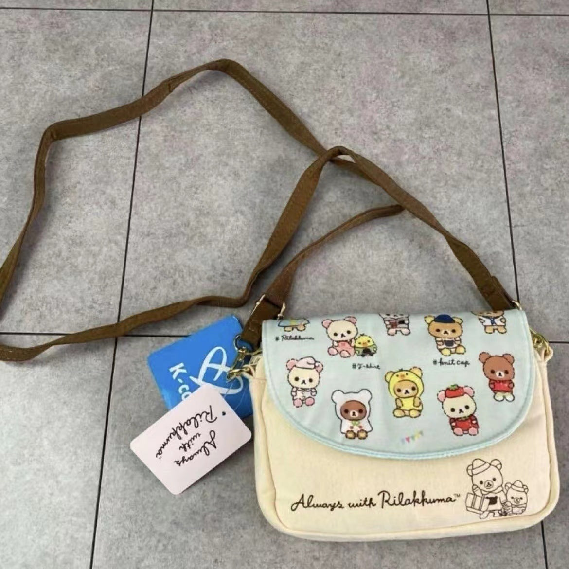 Bear Folding Cartoon Storage Mobile Cute Phone Bags