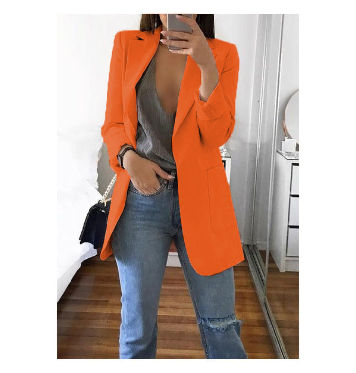 Comfortable Women's Fashion Polo Collar Graceful Cardigans