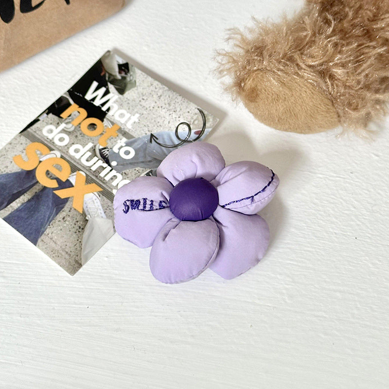 Women's Flower Cartoon Knitted Woven Large Capacity Handbags