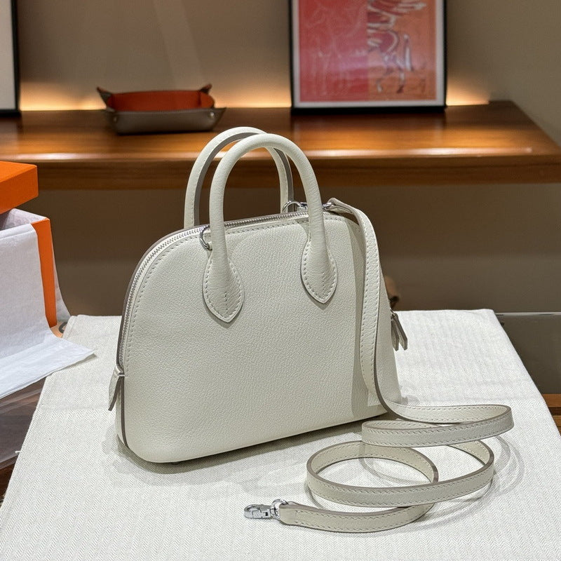 Women's First Layer Cowhide Sheep Pattern Mini Handbags