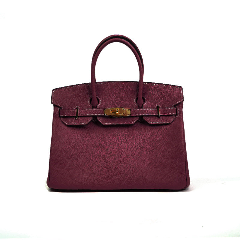 Women's High Sense Fashion Temperament Genuine Leather Classic Handbags