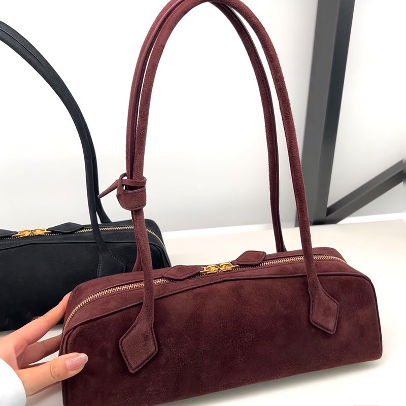 Leather Bowling Portable Underarm Design Large Capacity Bags