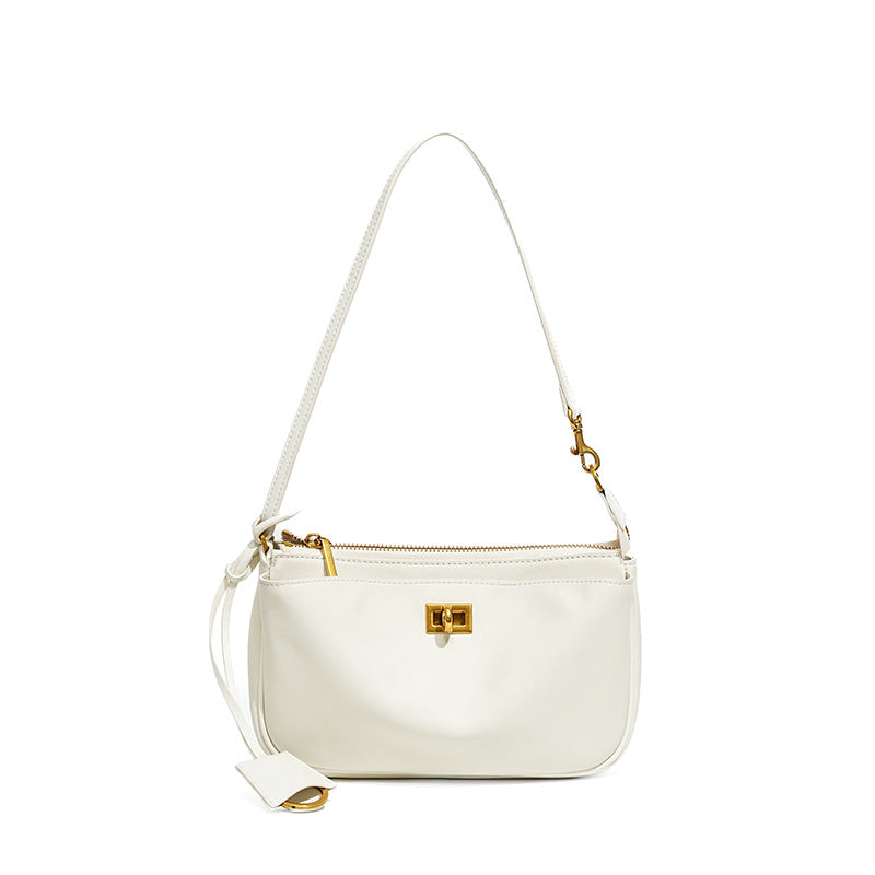 Fashion Baguette Underarm High-grade Leather Motorcycle Armpit Bags