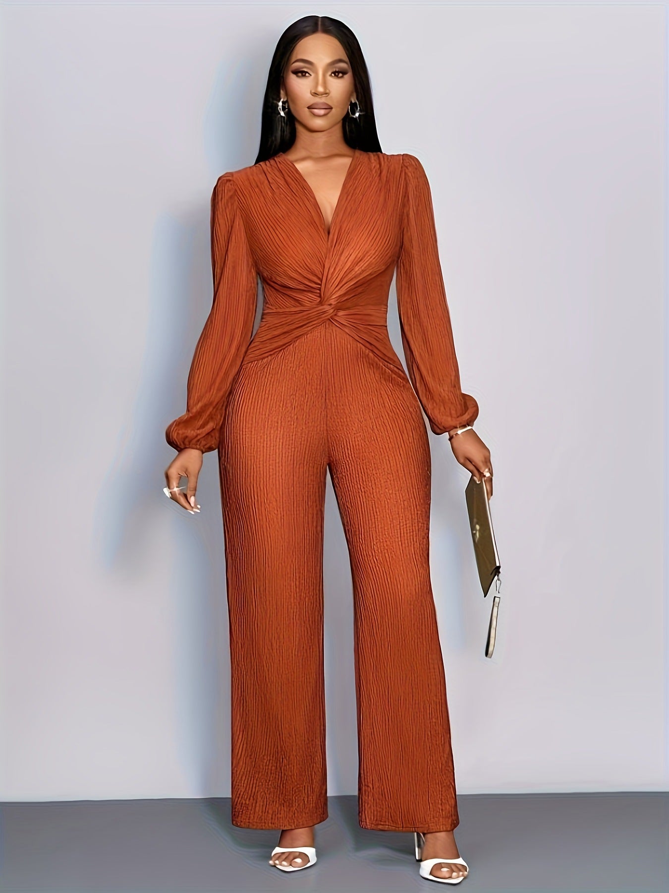 Women's Autumn Solid Color Fashion Leisure Women's Jumpsuit/clothing