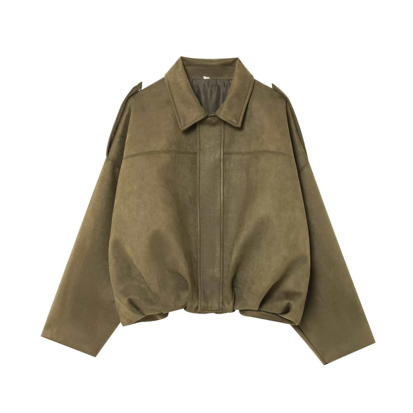 Effect Suede Fashion Pilot Imitation Temperament Jackets