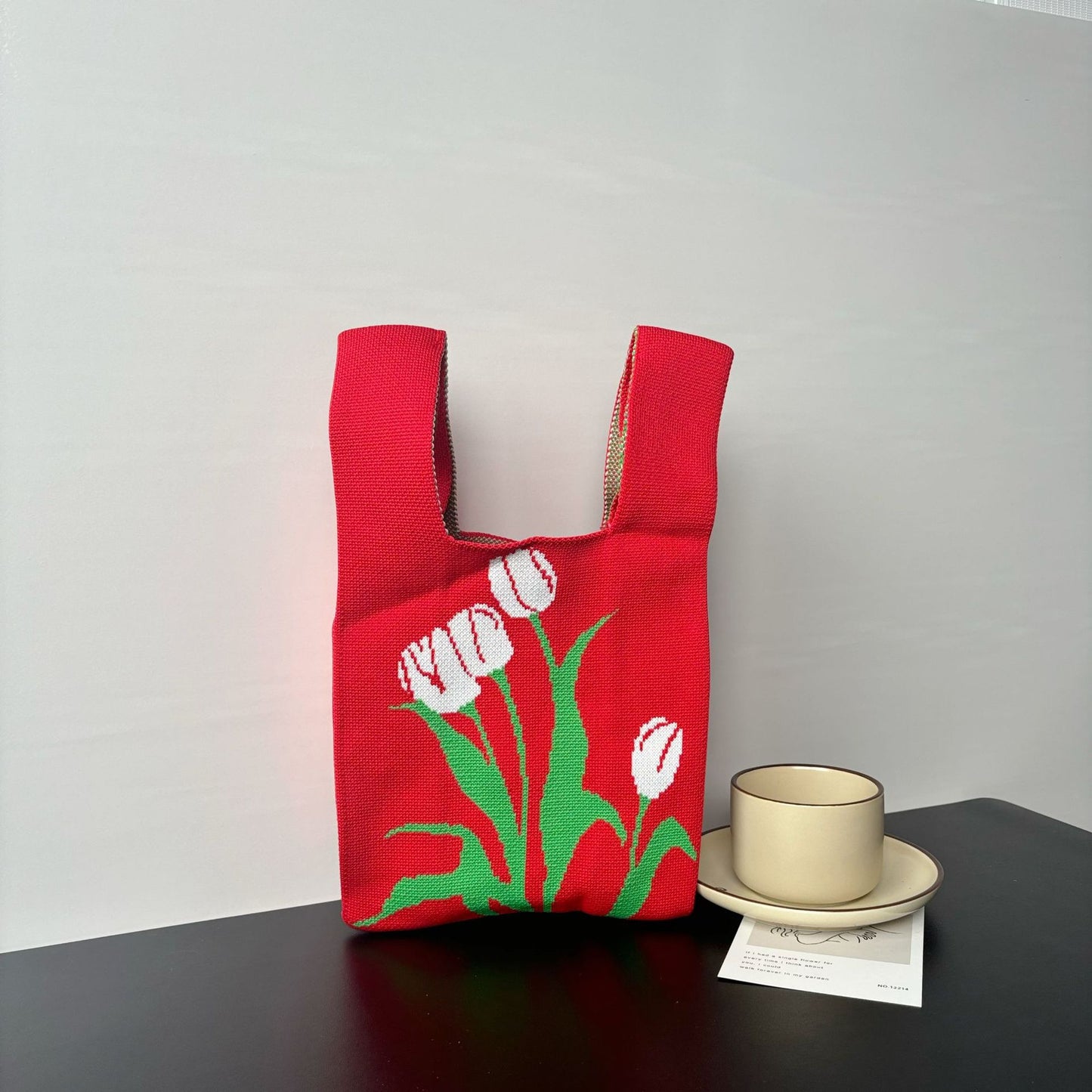 Cartoon Wrist Large Capacity Minority Hand Handbags