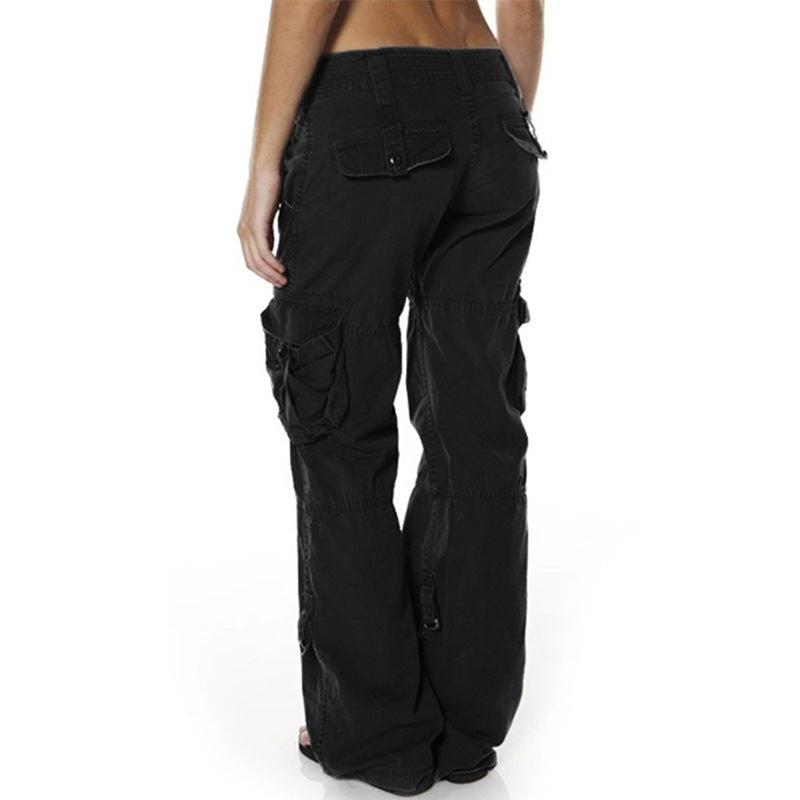 Women's French Wide Leg Casual Loose Straight Pants