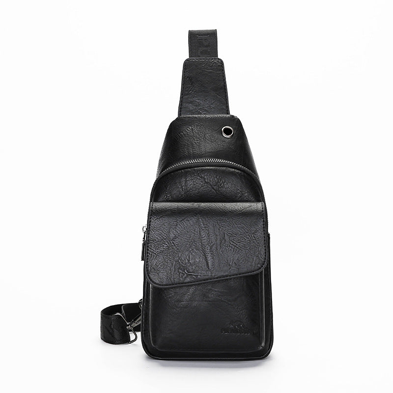 Men's Retro Commute Soft Leather Large Capacity Bags