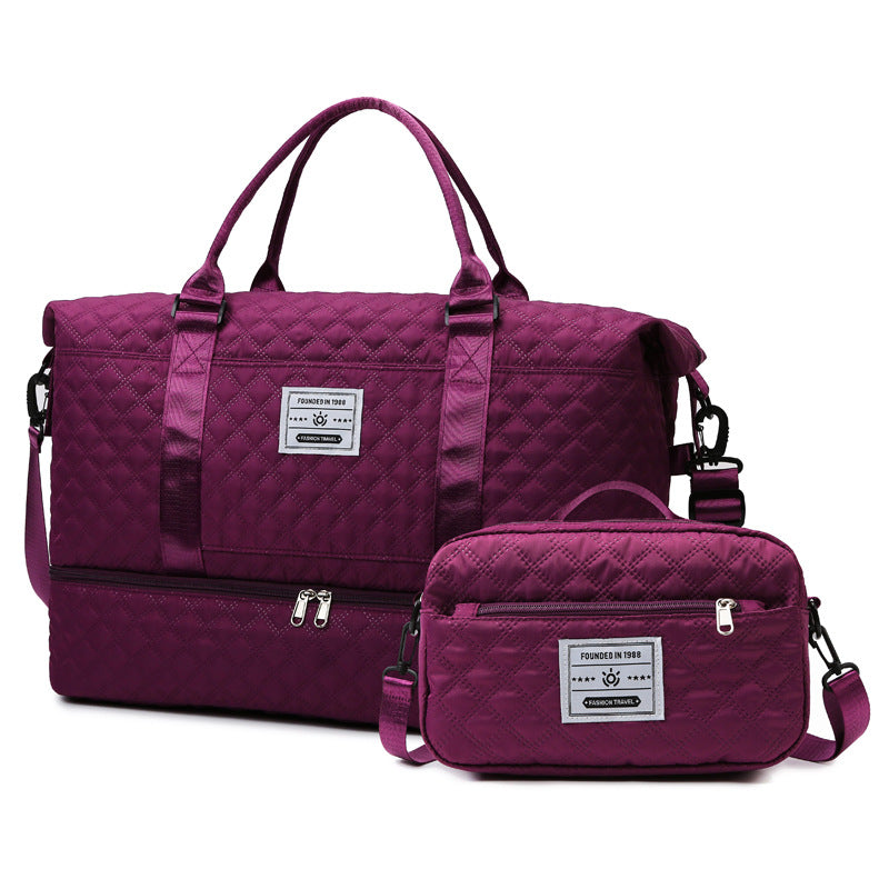 Women's Wet Separation Gymnastic Valise Short-distance Portable Crossbody Bags