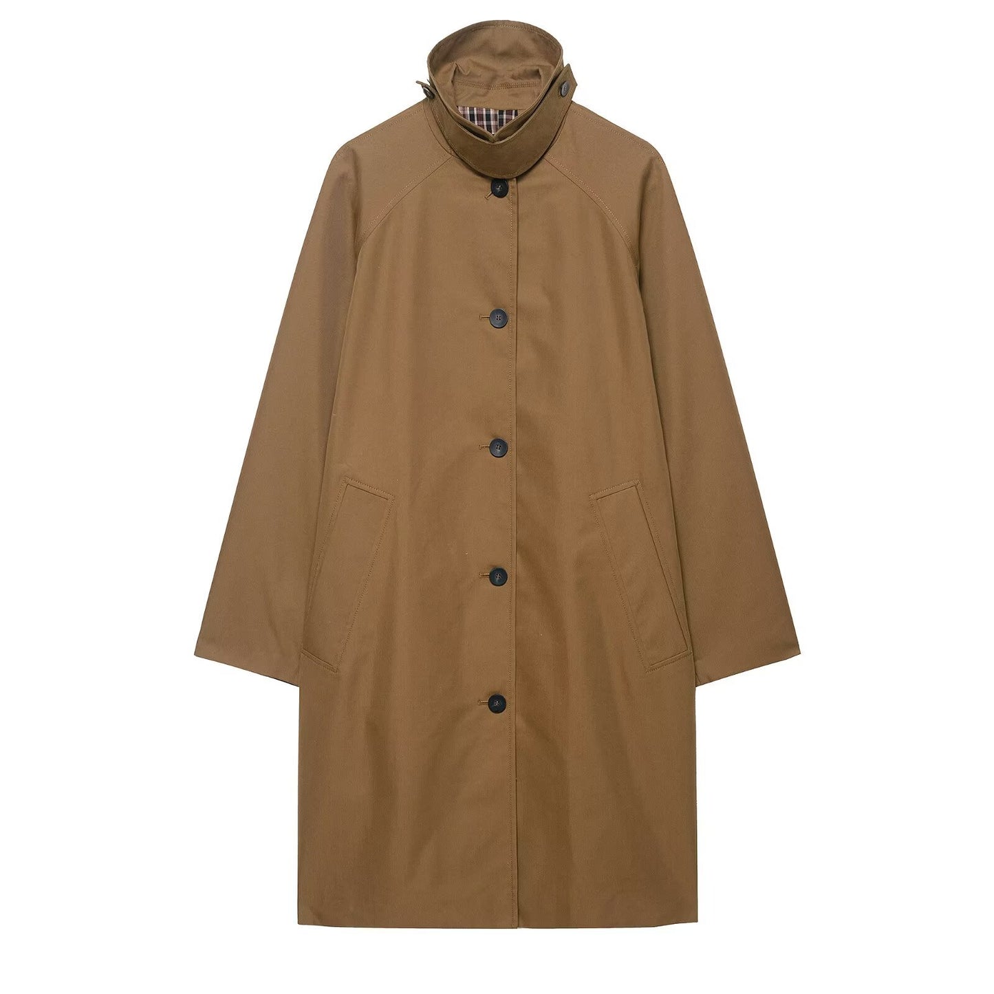 Women's Homemade Funky Casual Versatile Mid-length Trench Coats