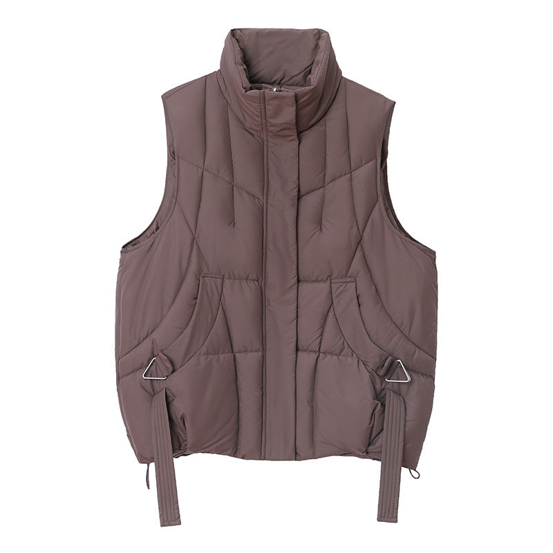 Women's Cotton Waistcoat Loose Fashion Down Vests