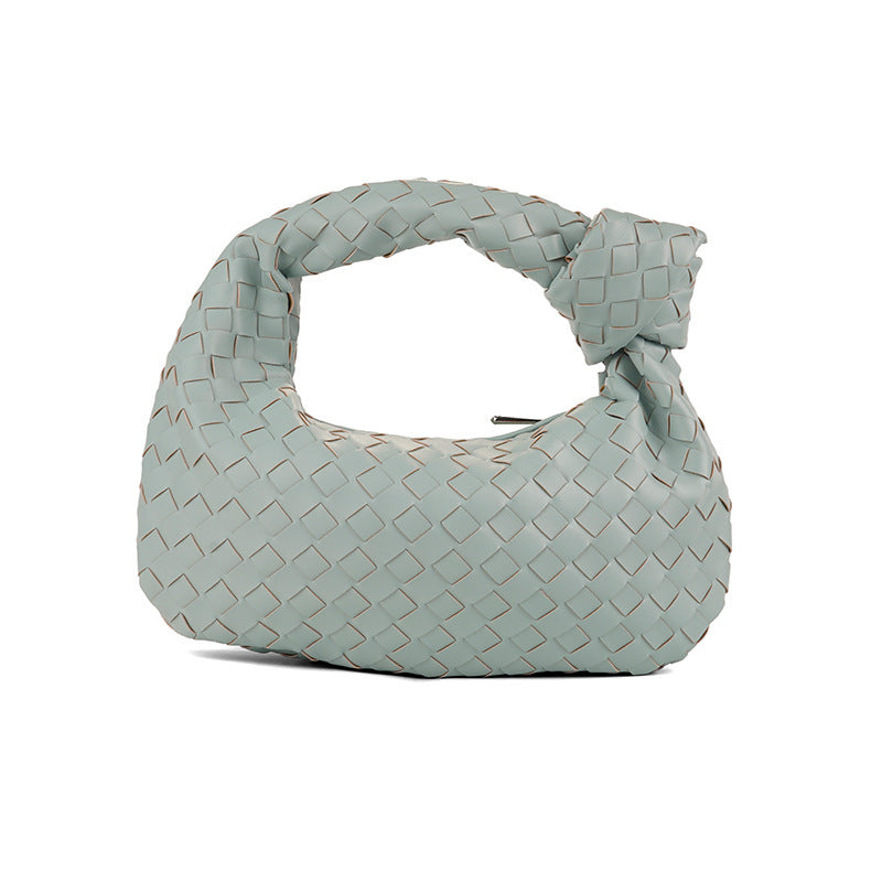Woven Popular Horn Knotted Portable Underarm Handbags