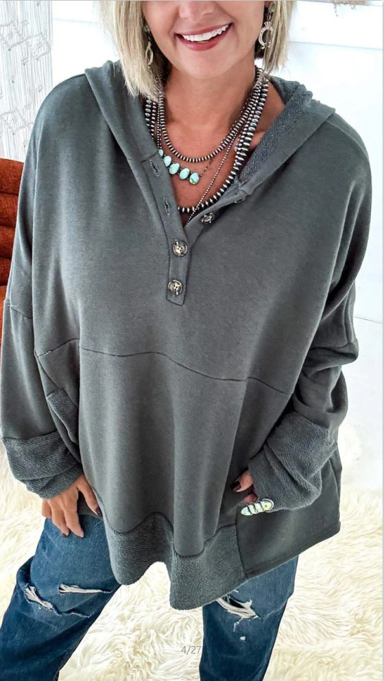 Versatile Unique Popular Women's Hooded Loose Clothing