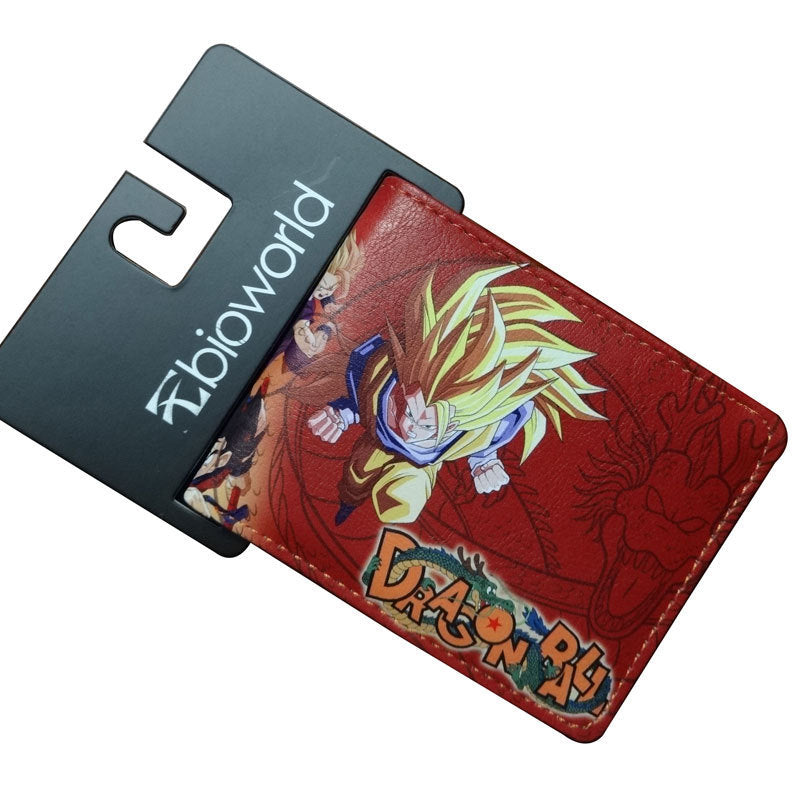 Dragon Ball Short Fold Super Leather Ladies Wallets
