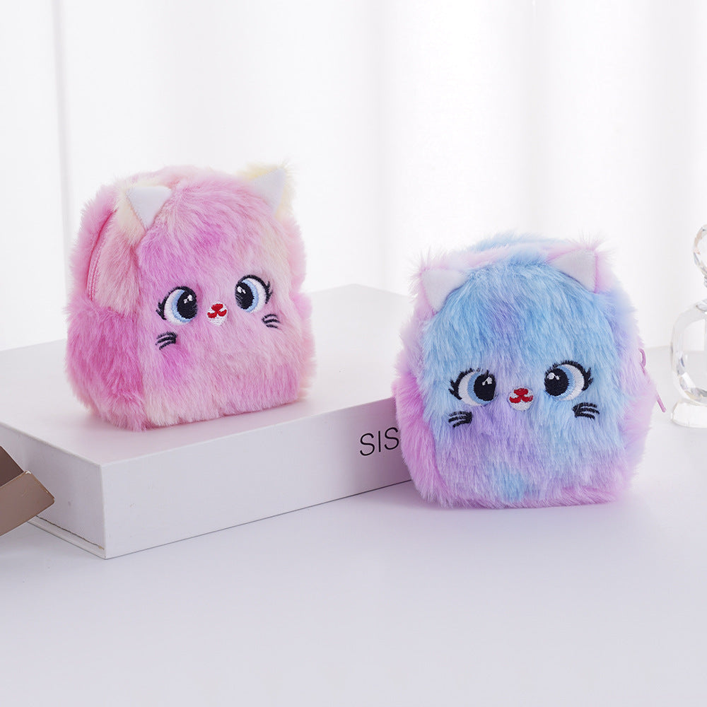 Heart Plush Mini Korean Style Fresh Children's Coin Purse