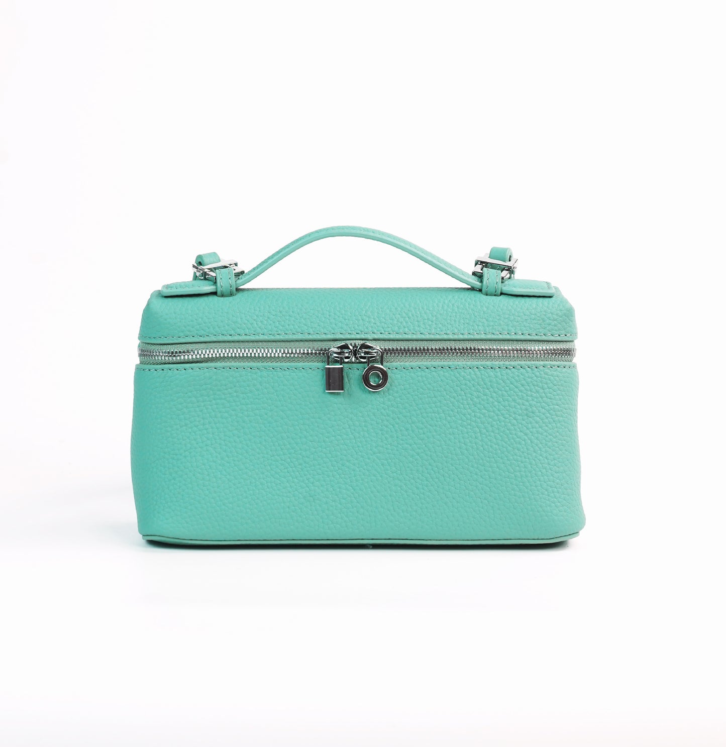 Women's First Layer Cowhide Lunch Box Genuine Handbags