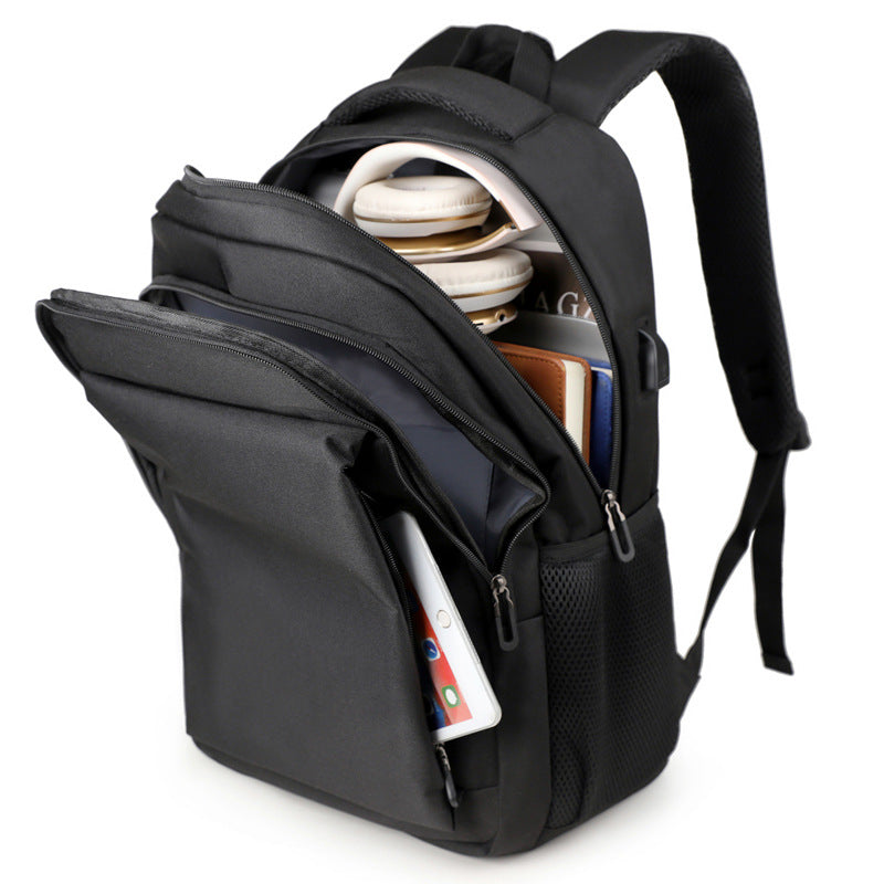 Back Breathable Portable Power Bank Practical Business Backpacks