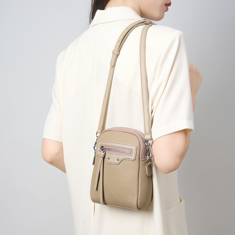 Slouchy Women's High-grade Packaging For Leather Crossbody Bags