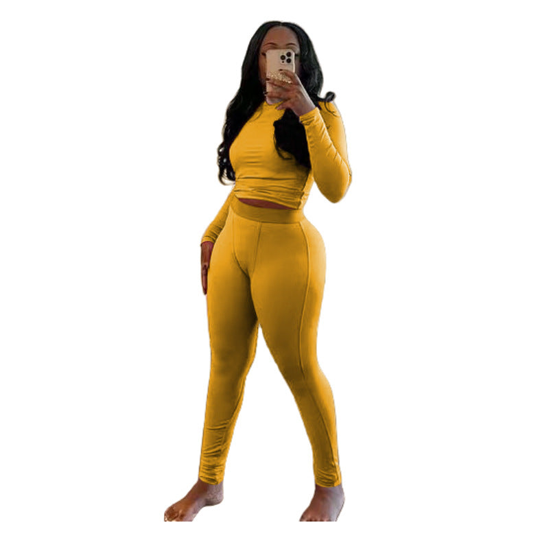 Women's Sports Sunken Stripe Stretch Yoga Suits