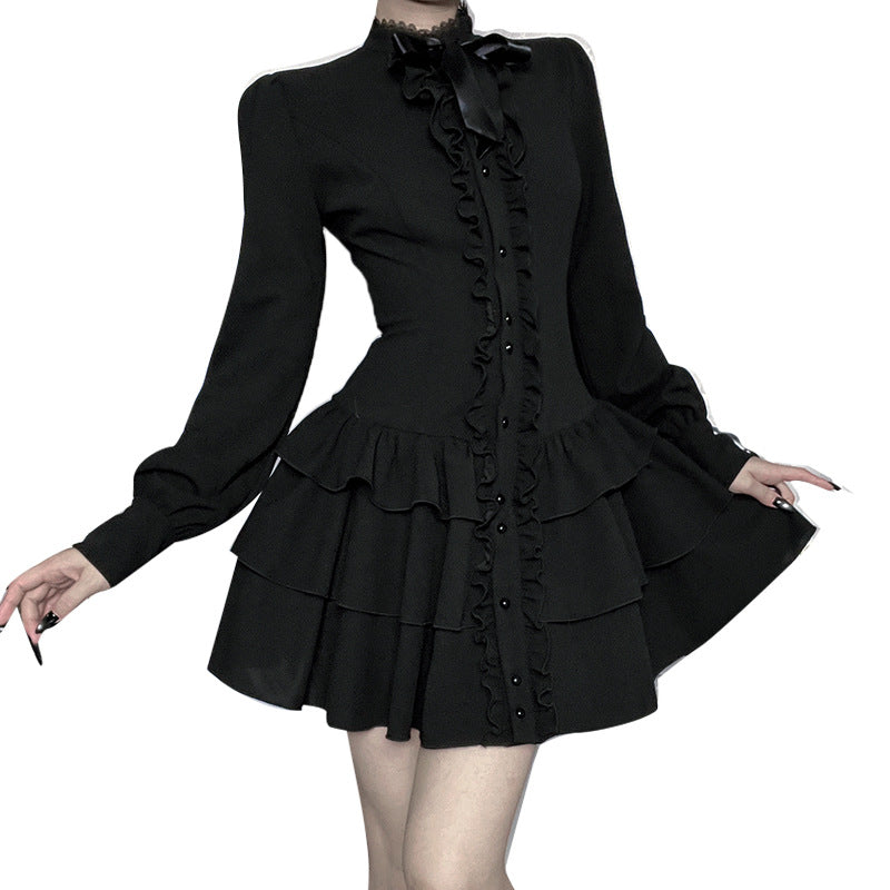 Culture Temperament Dress Autumn Dark Style Dresses