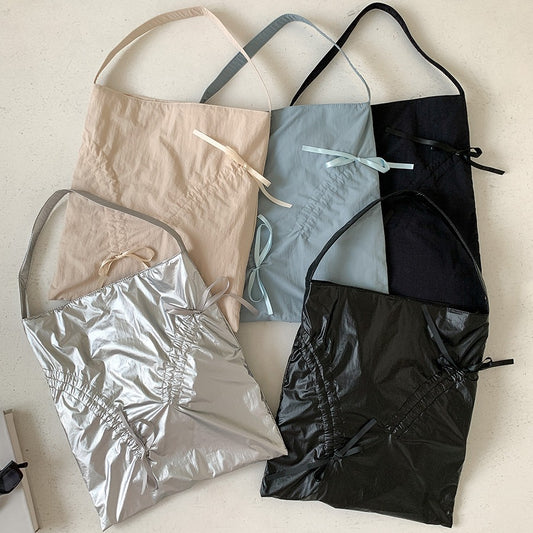 Women's Summer Solid Color Big Large Capacity High-grade Design Shoulder Bags