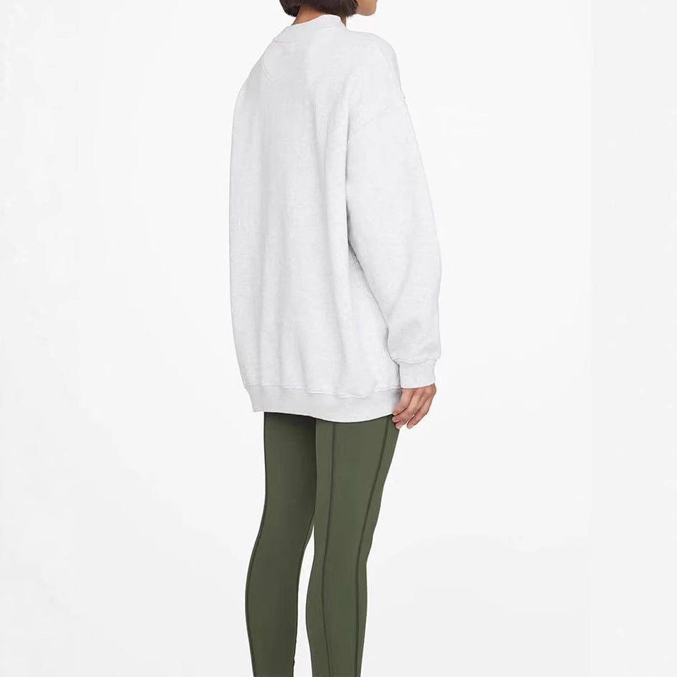 Women's North American Classic Letter Embroidery Fleece Sweaters