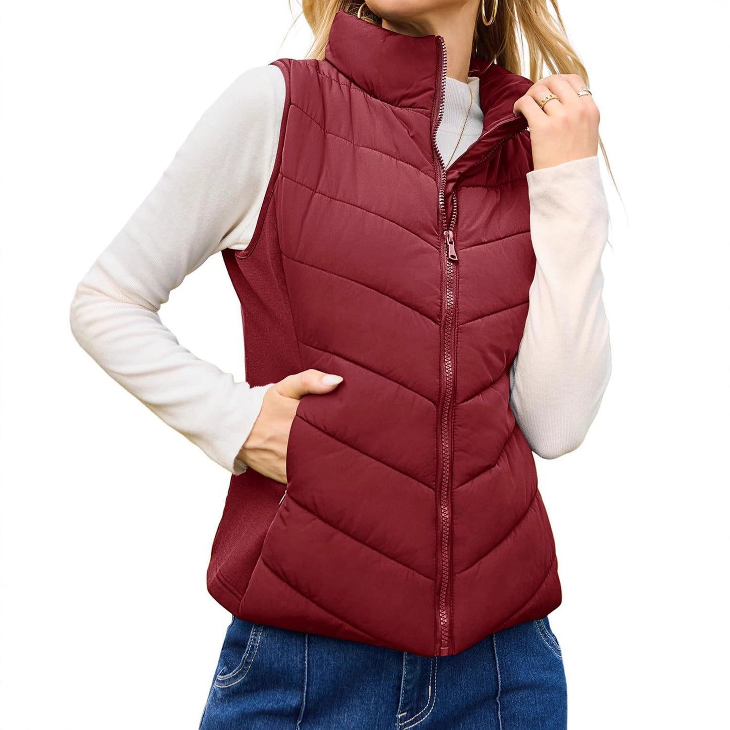 Women's Stand-up Collar Outdoor Keep Warm Cotton Coats