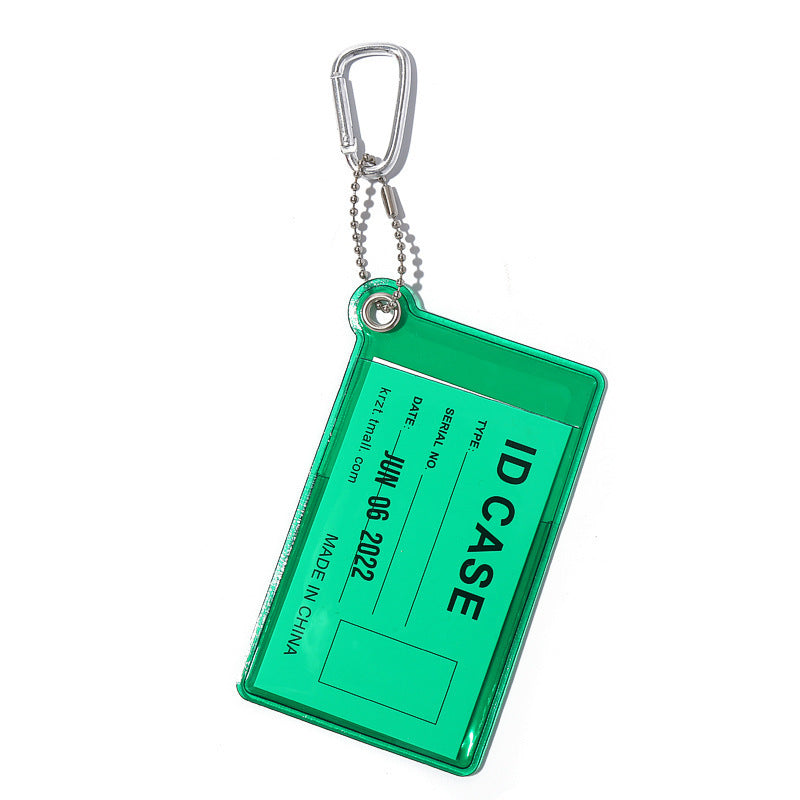 Women's Fluorescent Niche Thin Meal Certificate Work Card Holder