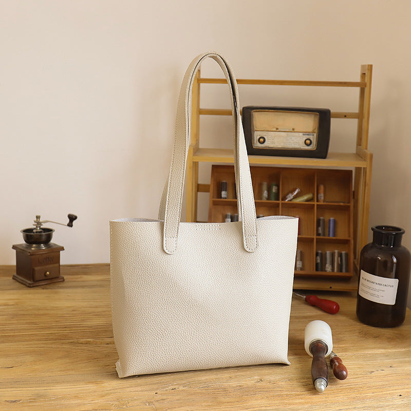 Handmade Material Vegetable Basket Large Capacity Commuter Bags