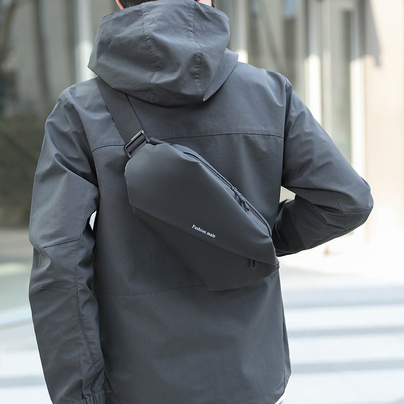 Men's Attractive Style Slanted Trendy Cool Men's Chest Bags