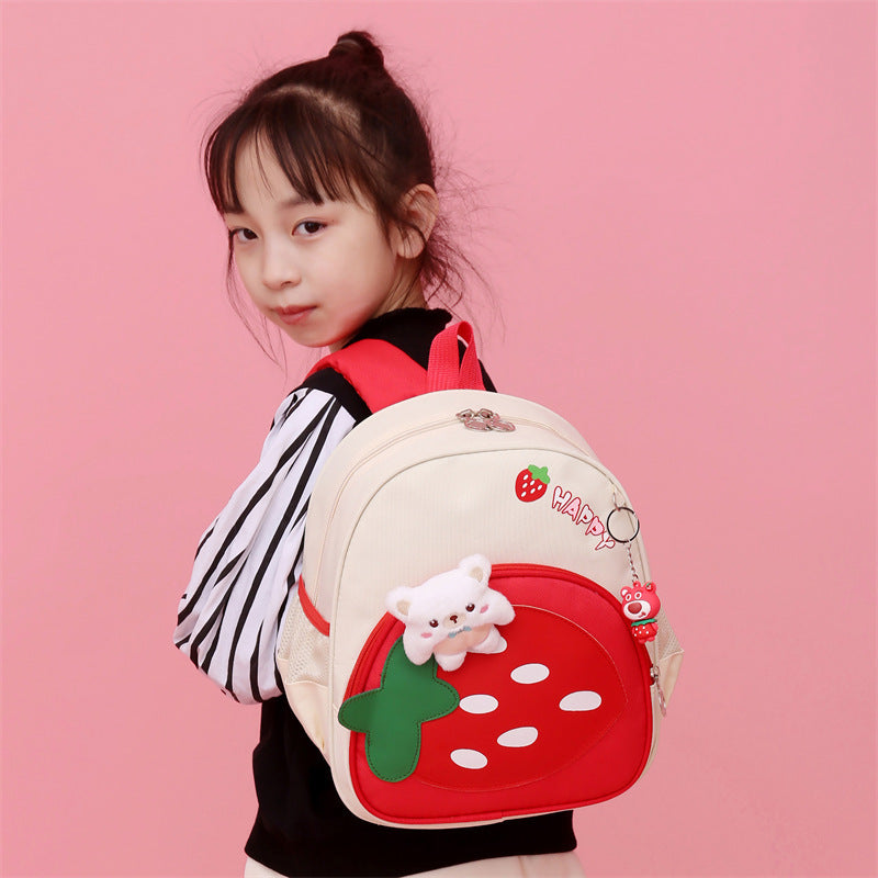 Children's Female Cartoon Cute Spine Protection Printing Backpacks